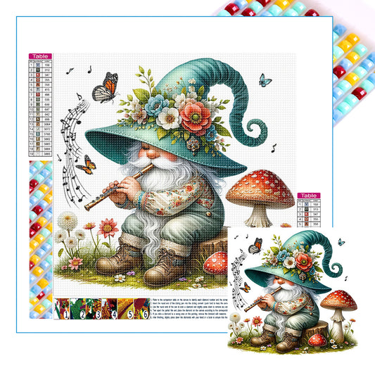 Spring Gnome Gardener - Full Square Drill Diamond Painting 40*40CM