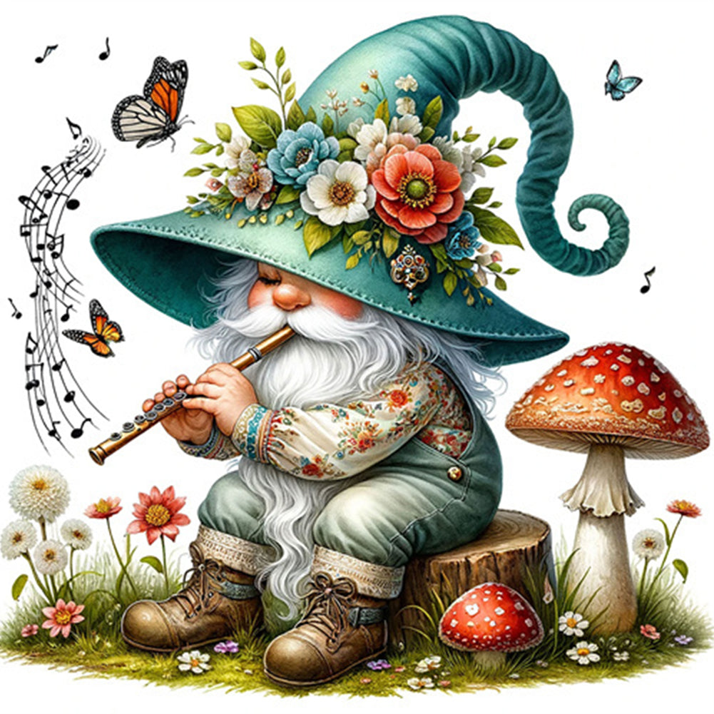 Spring Gnome Gardener - Full Square Drill Diamond Painting 40*40CM