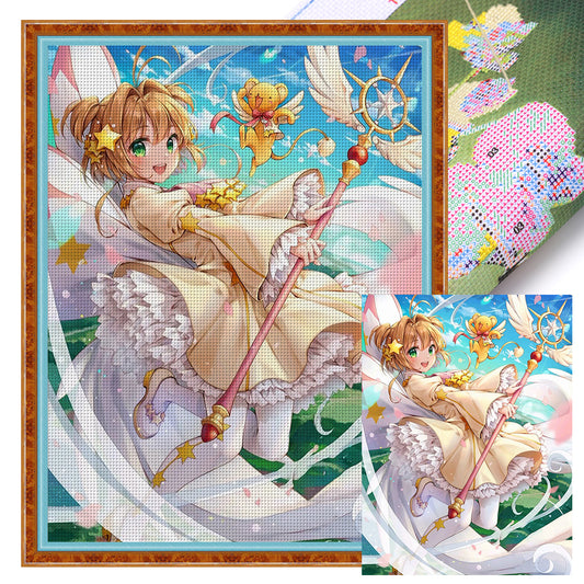 Girl - 11CT Stamped Cross Stitch 50*65CM