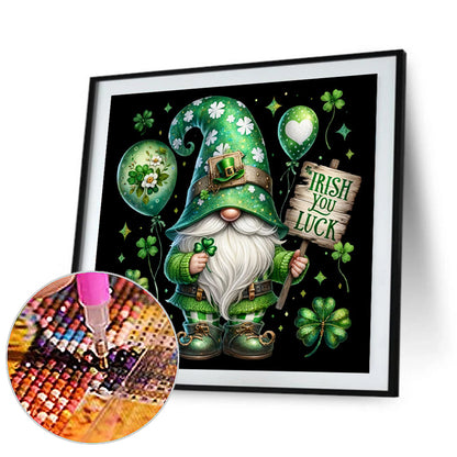 St. Patrick'S Day Gnome - Full Square Drill Diamond Painting 40*40CM