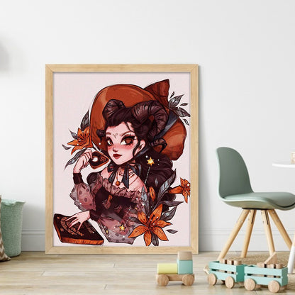 Witch - 11CT Stamped Cross Stitch 40*50CM