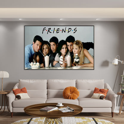 Friends - Full Round Drill Diamond Painting 85X55CM