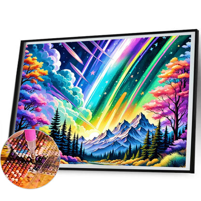 Colorful Forest - Full AB Round Drill Diamond Painting 50*40CM