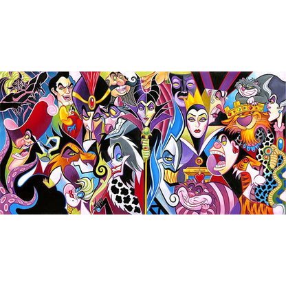 Disney Villains - 11CT Stamped Cross Stitch 100*50CM