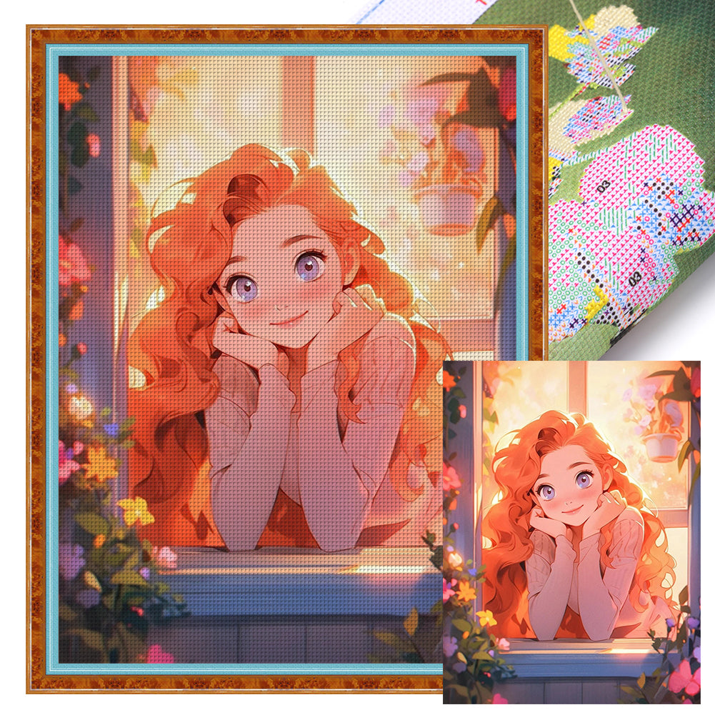 Disney-Princess Merida - 11CT Stamped Cross Stitch 50*65CM