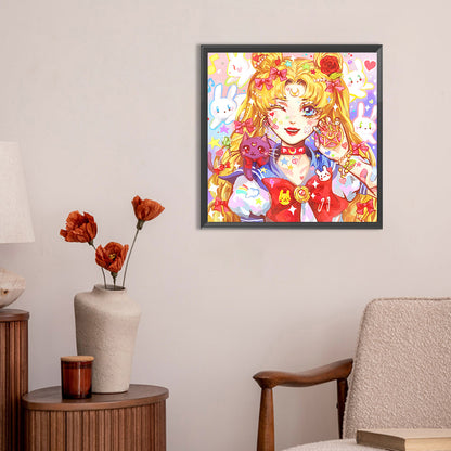 Sailor Moon - Full Round Drill Diamond Painting 30*30CM