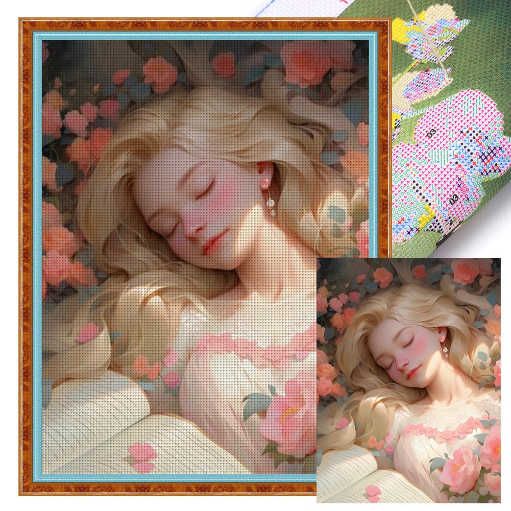 Sleeping Beauty - 11CT Stamped Cross Stitch 50*65CM