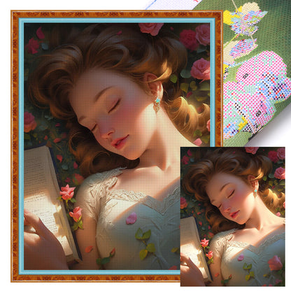 Sleeping Beauty - 11CT Stamped Cross Stitch 50*65CM