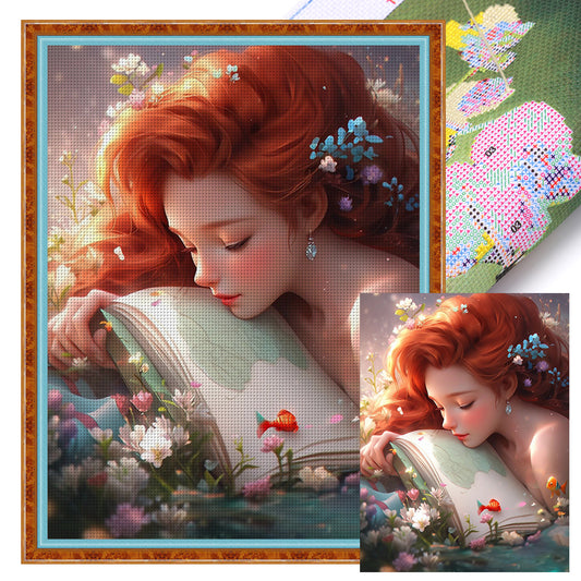 Sleeping Beauty - 11CT Stamped Cross Stitch 50*65CM