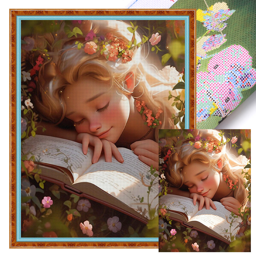 Sleeping Beauty - 11CT Stamped Cross Stitch 50*65CM