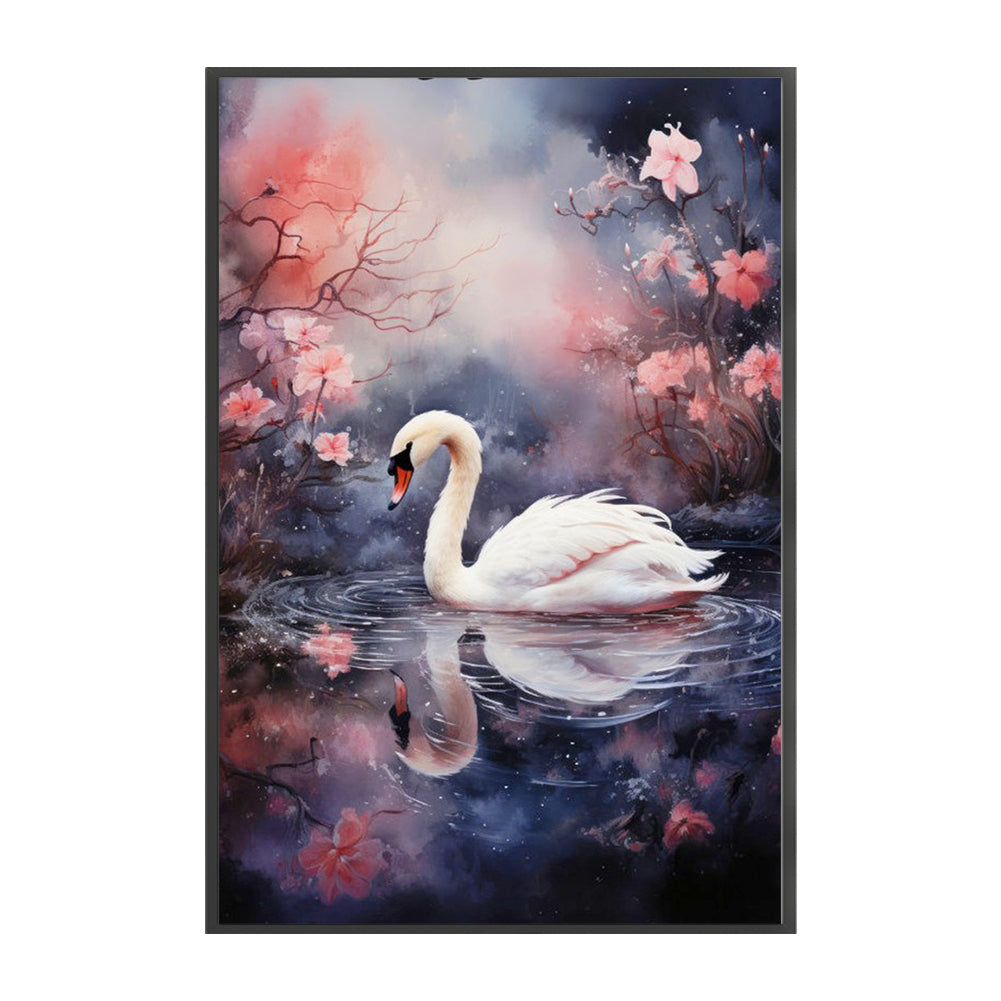 Swan - 11CT Stamped Cross Stitch 50*75CM