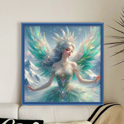 Angel Girl - 14CT Stamped Cross Stitch 45*45CM