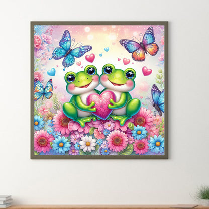 Flower Frog - Full Round Drill Diamond Painting 30*30CM