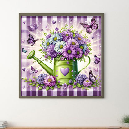 Flowers - Full Round Drill Diamond Painting 30*30CM