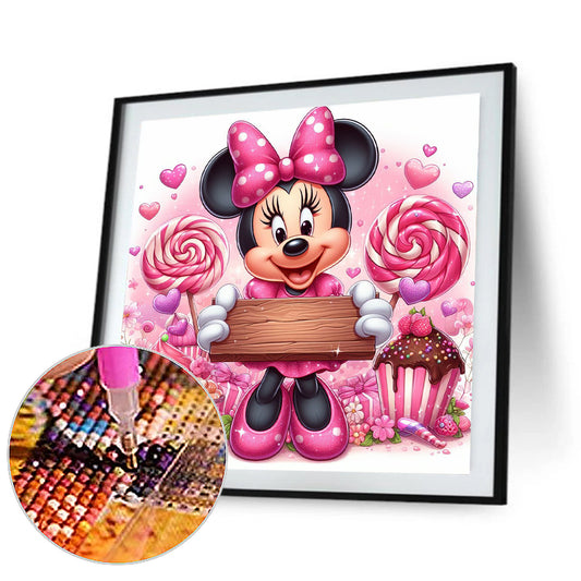 Minnie - Full Round Drill Diamond Painting 30*30CM