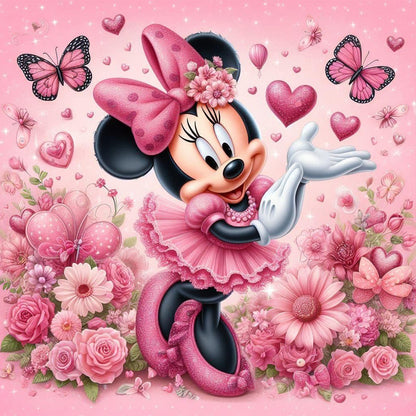 Minnie - Full Round Drill Diamond Painting 30*30CM