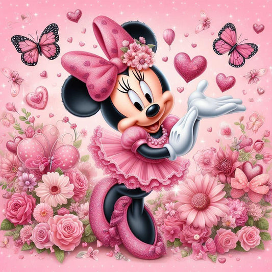 Minnie - Full Round Drill Diamond Painting 30*30CM