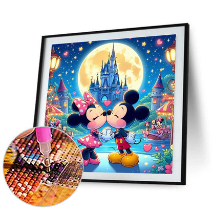 Mickey And Minnie - Full Round Drill Diamond Painting 30*30CM