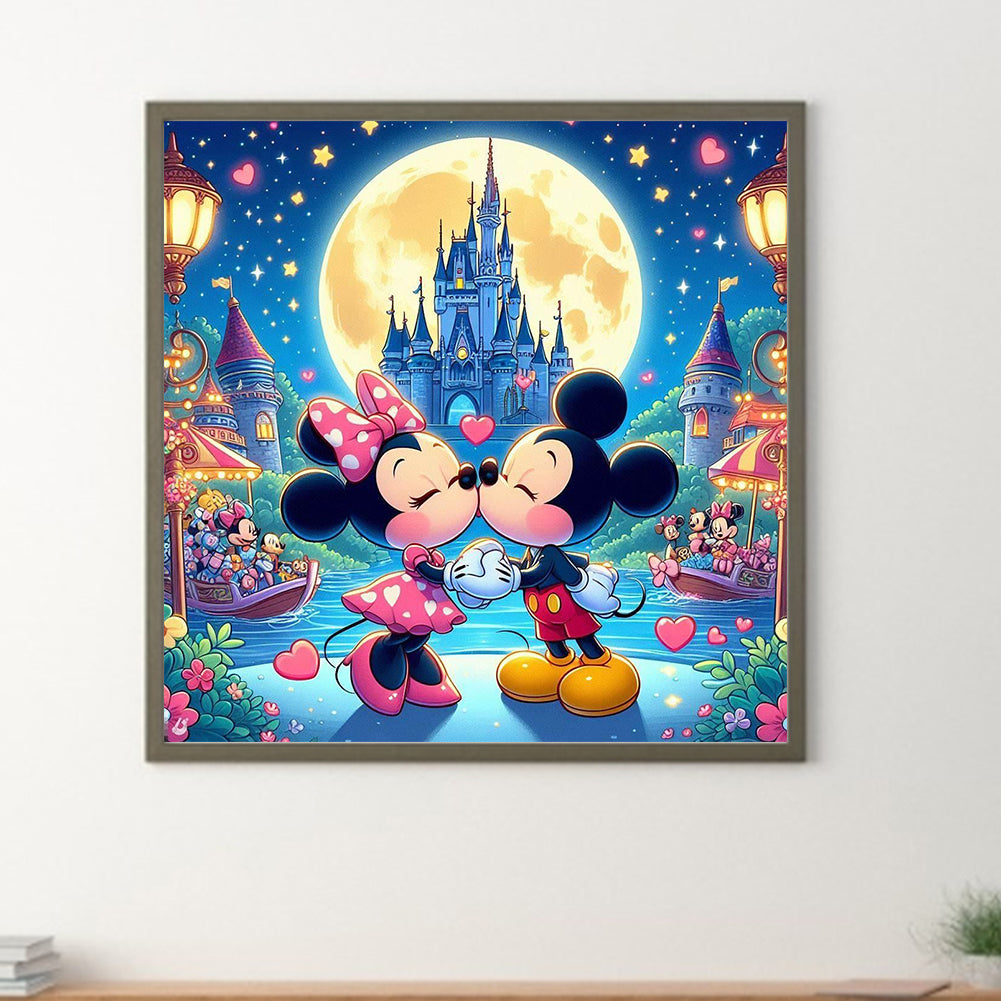 Mickey And Minnie - Full Round Drill Diamond Painting 30*30CM