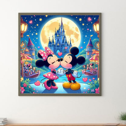 Mickey And Minnie - Full Round Drill Diamond Painting 30*30CM