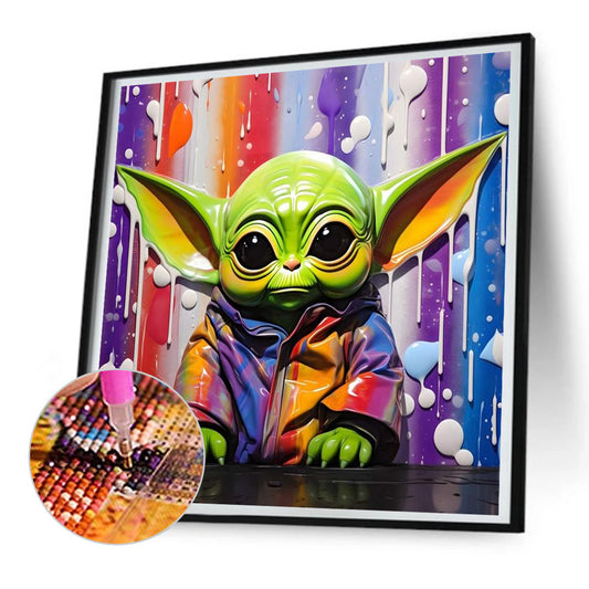 Yoda - Full Round Drill Diamond Painting 30*30CM