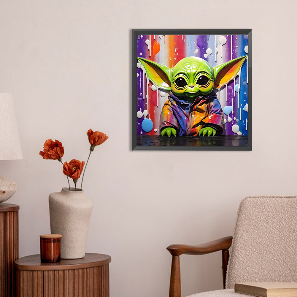 Yoda - Full Round Drill Diamond Painting 30*30CM