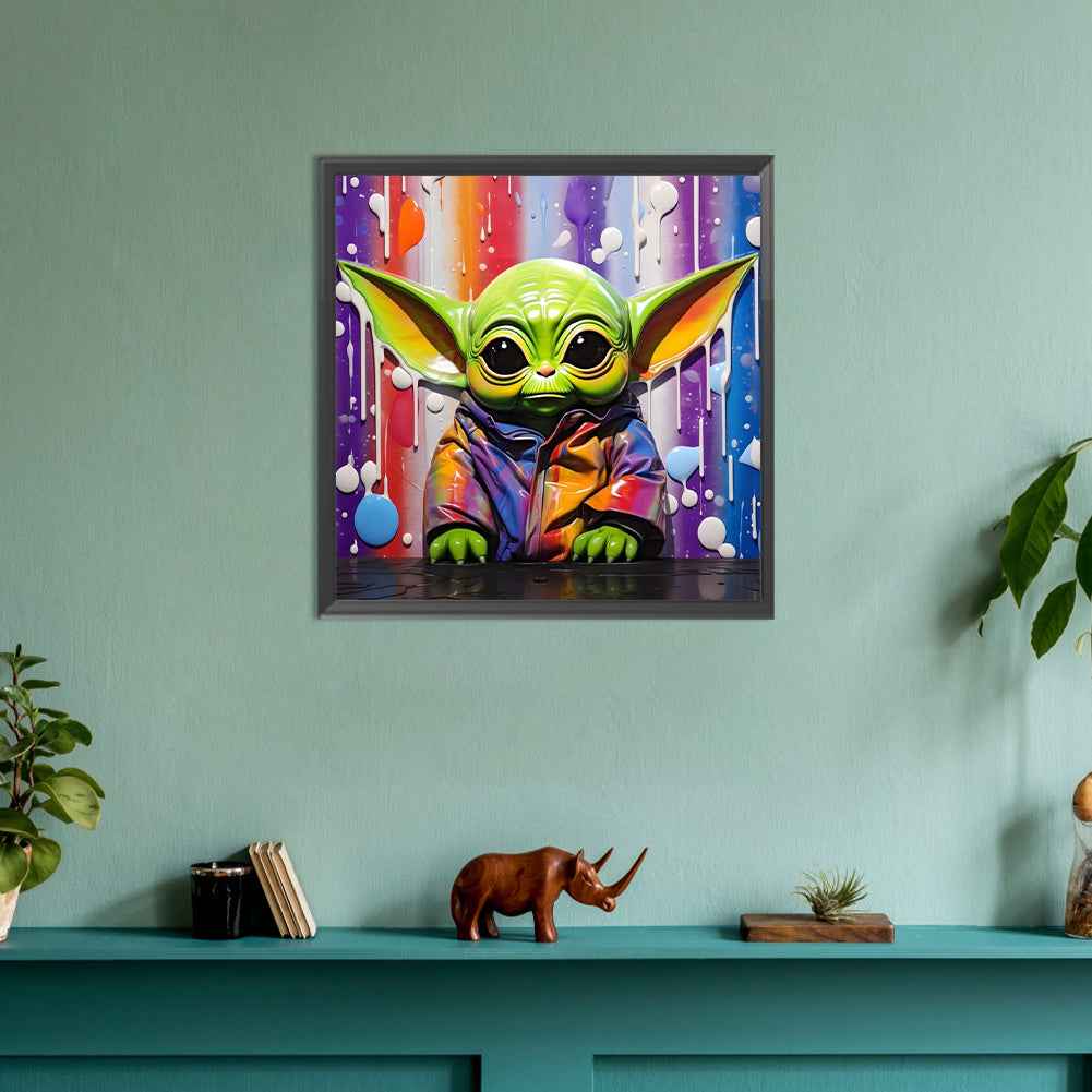 Yoda - Full Round Drill Diamond Painting 30*30CM