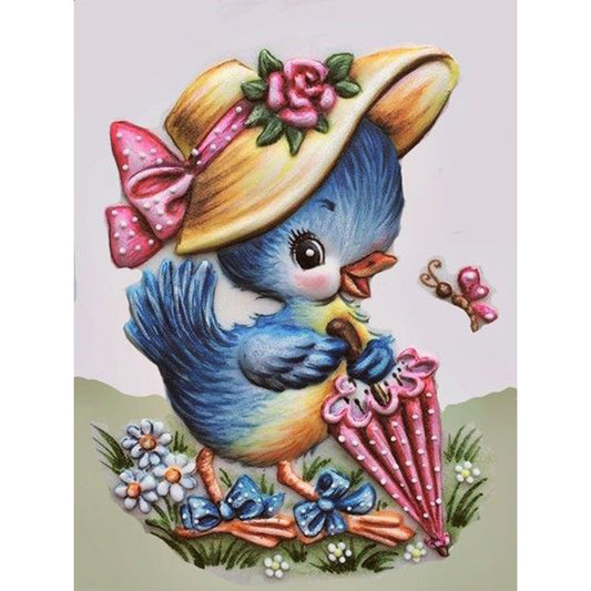 Little Red Duck - Full Round Drill Diamond Painting 30*40CM