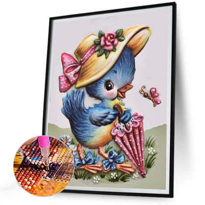 Little Red Duck - Full Round Drill Diamond Painting 30*40CM