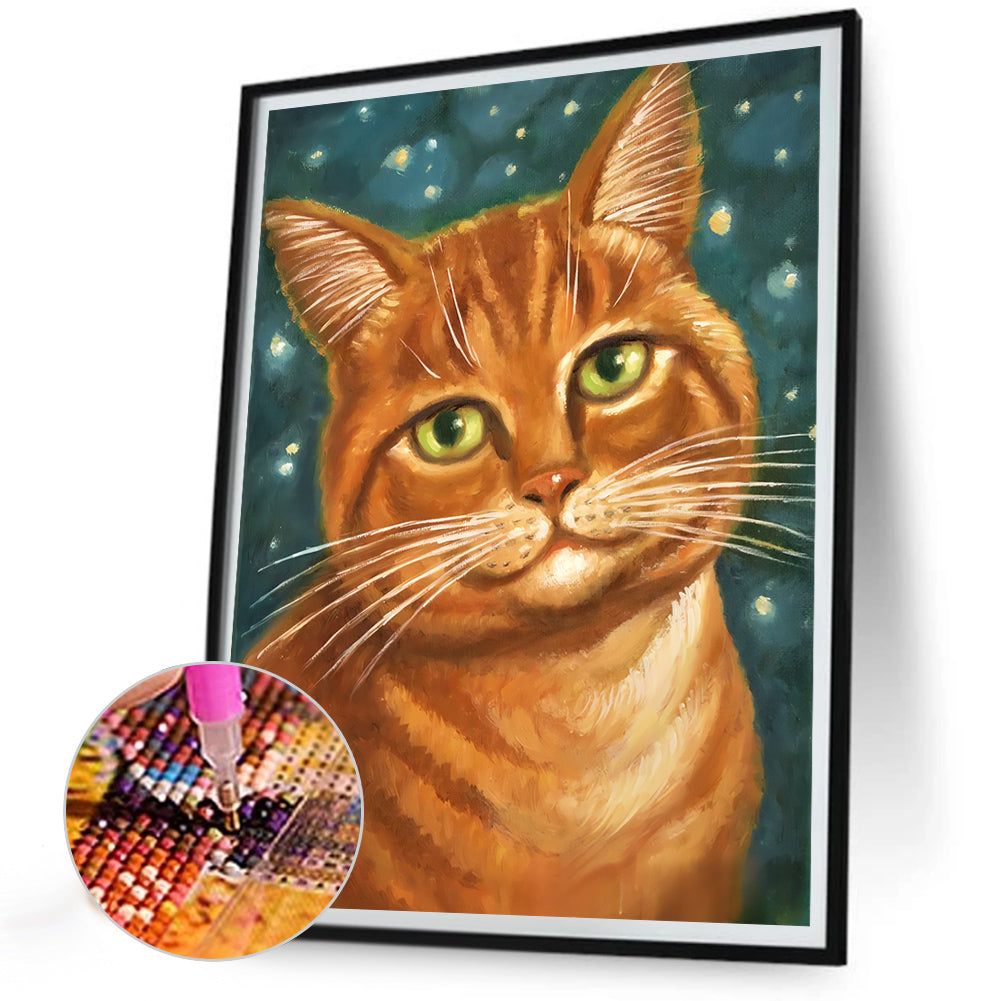 Fat Cat - Full Round Drill Diamond Painting 30*40CM