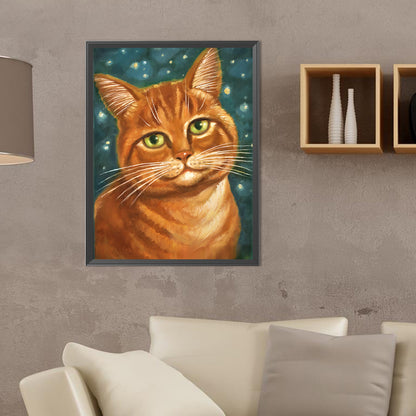 Fat Cat - Full Round Drill Diamond Painting 30*40CM