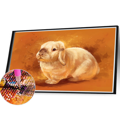 Rabbit - Full Round Drill Diamond Painting 40*30CM