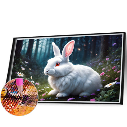 Rabbit - Full Round Drill Diamond Painting 45*30CM