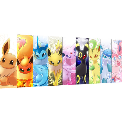 Pokemon Evolution - Full Round Drill Diamond Painting 100*40CM