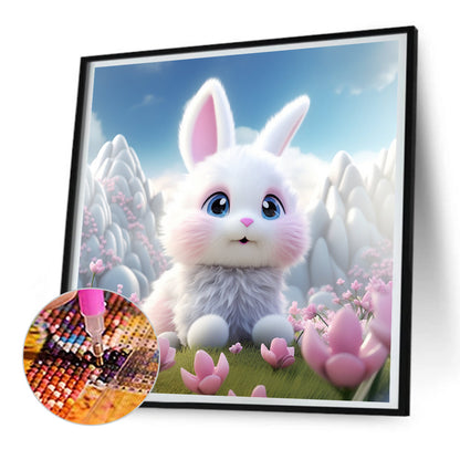 Rabbit - Full Round Drill Diamond Painting 30*30CM