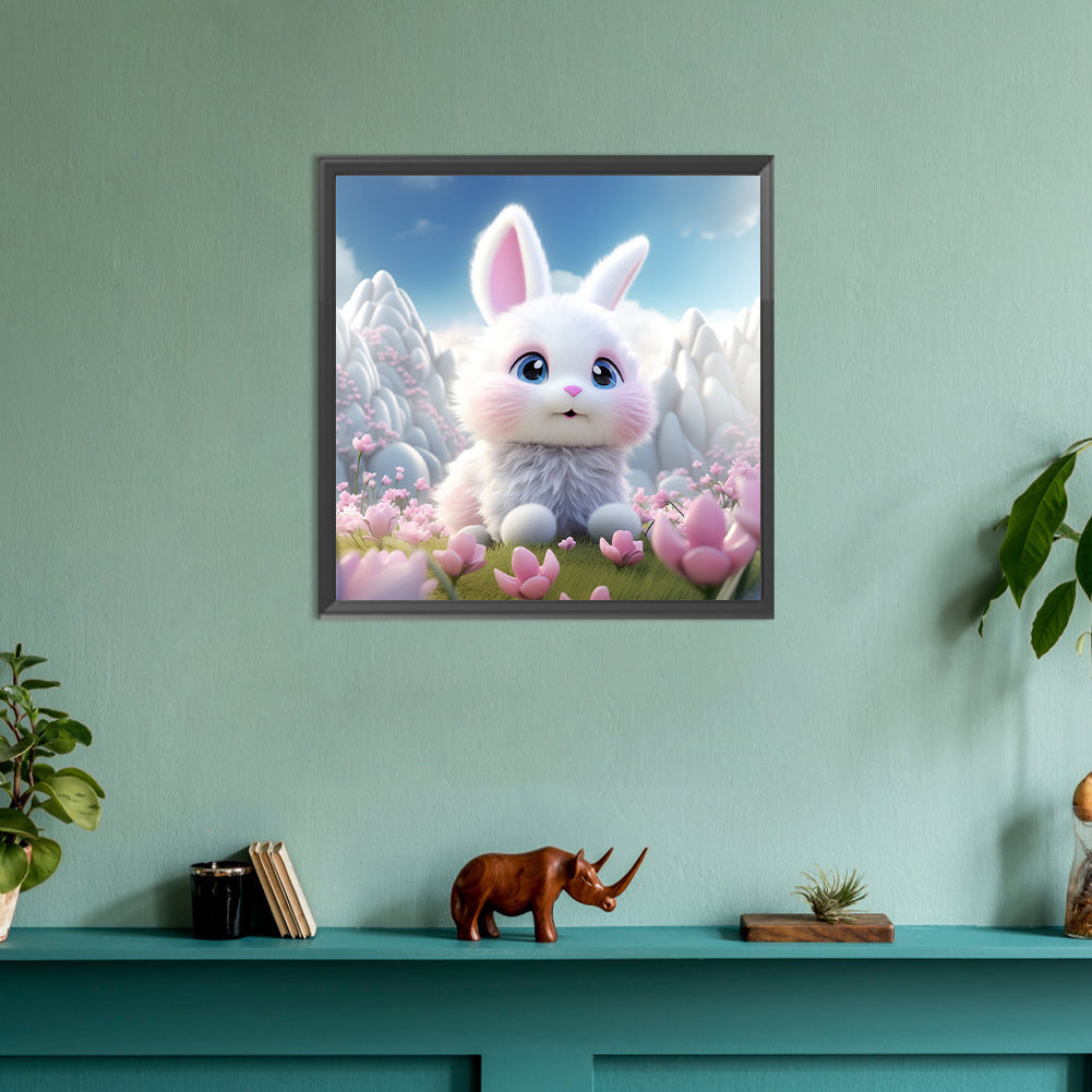 Rabbit - Full Round Drill Diamond Painting 30*30CM