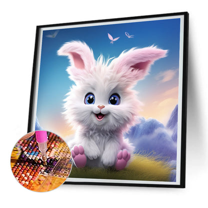 Rabbit - Full Round Drill Diamond Painting 30*30CM