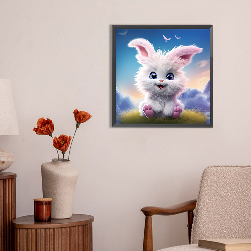 Rabbit - Full Round Drill Diamond Painting 30*30CM