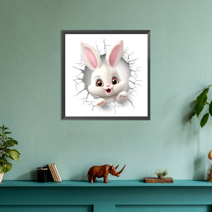 Rabbit - Full Round Drill Diamond Painting 30*30CM