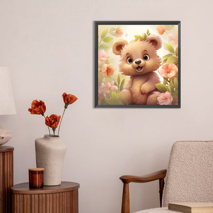 Bear - Full Round Drill Diamond Painting 30*30CM