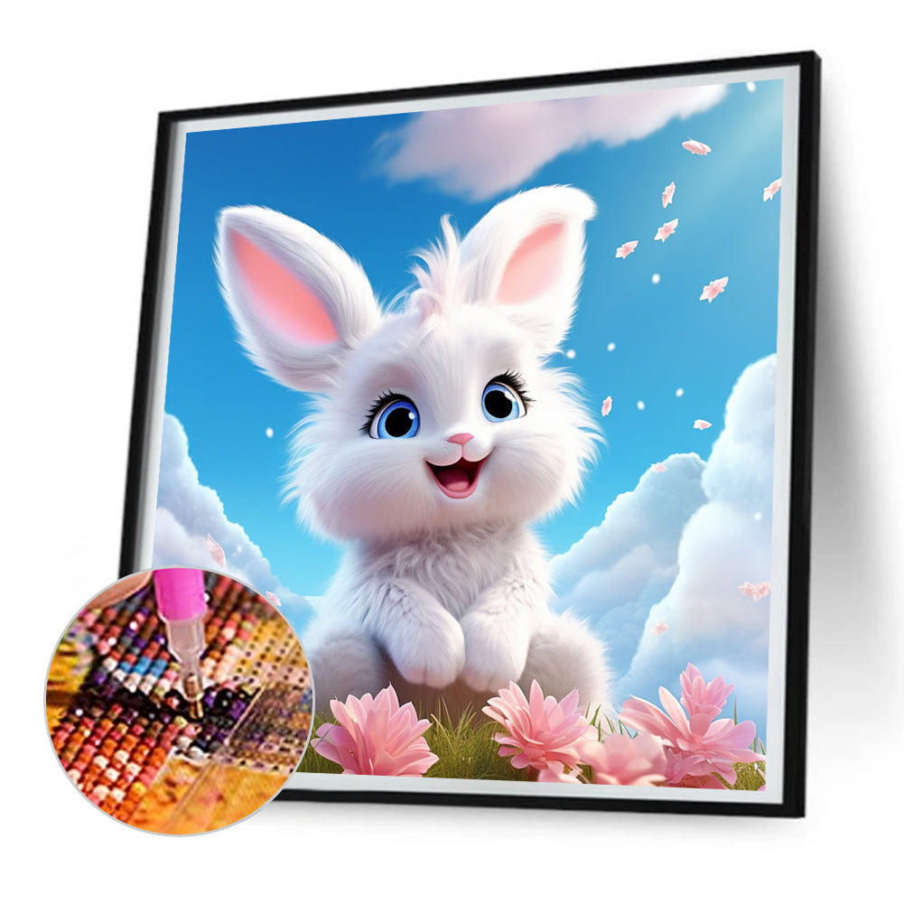 Rabbit - Full Round Drill Diamond Painting 30*30CM