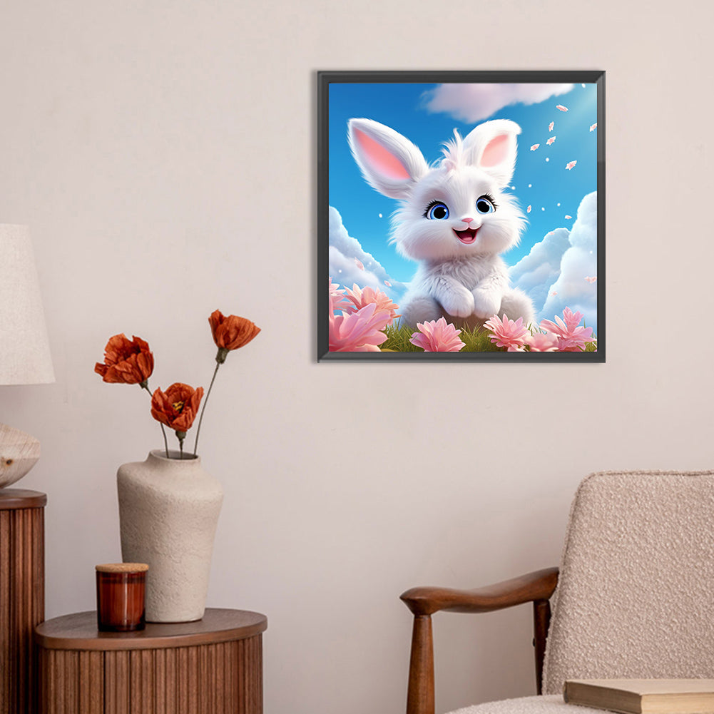 Rabbit - Full Round Drill Diamond Painting 30*30CM