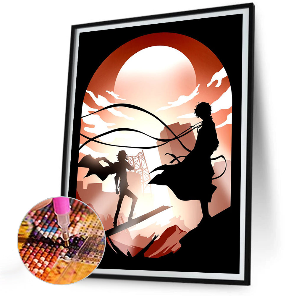 Osamu Dazai - Full Round Drill Diamond Painting 30*40CM