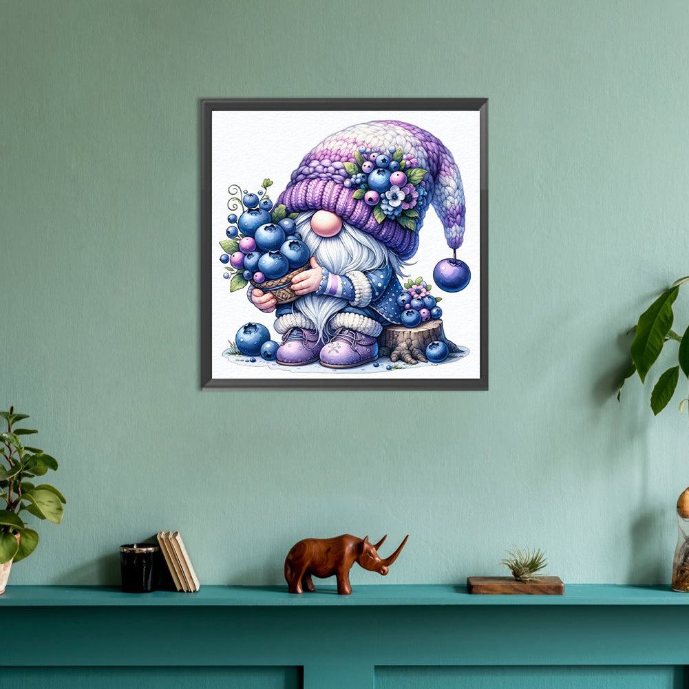 Grape Gnome - Full Round Drill Diamond Painting 30*30CM