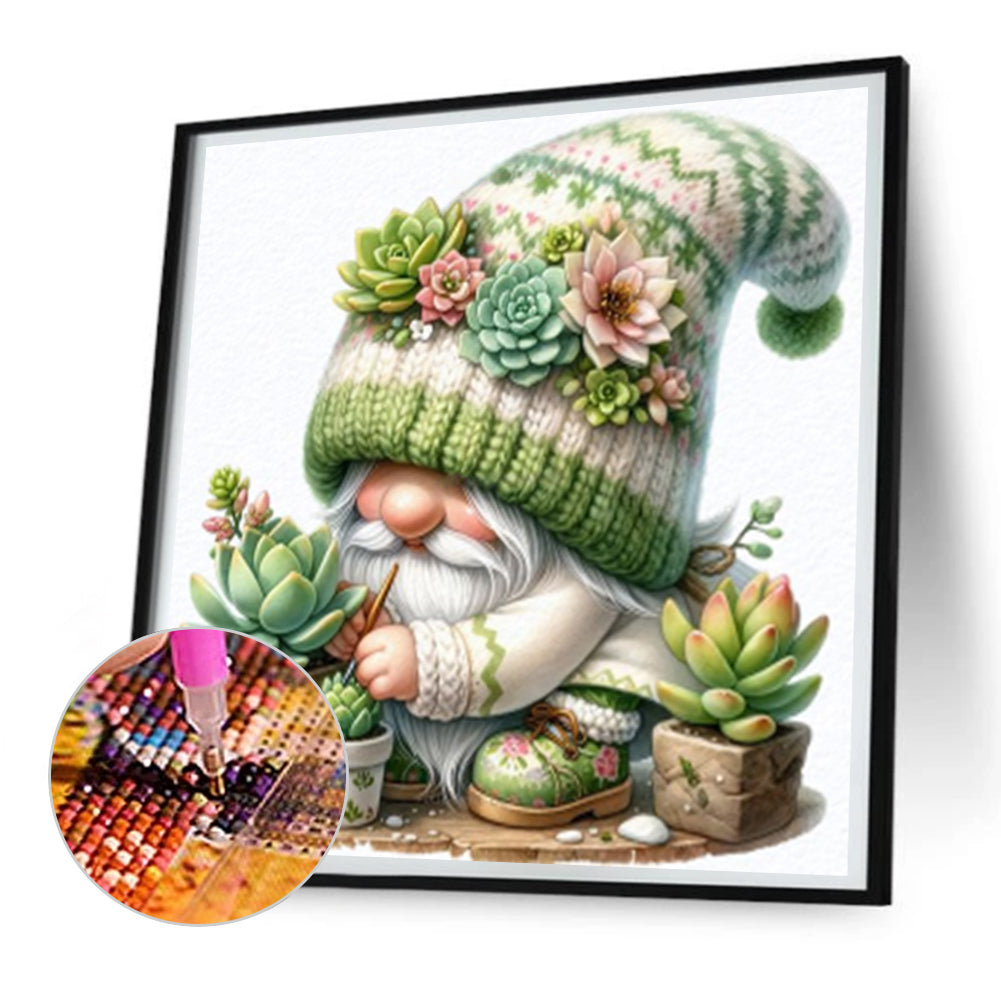 Succulent Goblin - Full Round Drill Diamond Painting 30*30CM