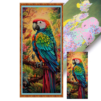 Parrot - 11CT Stamped Cross Stitch 30*65CM