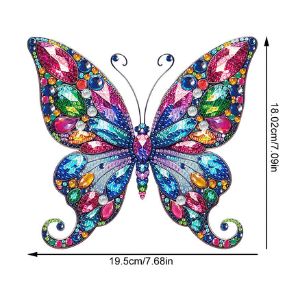 Single Side Special Shape Diamond Painting Hanging Pendant Home Decor(Butterfly)