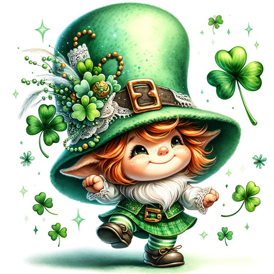 Clover Spirit St. Patrick'S Day - Full Round Drill Diamond Painting 30*30CM