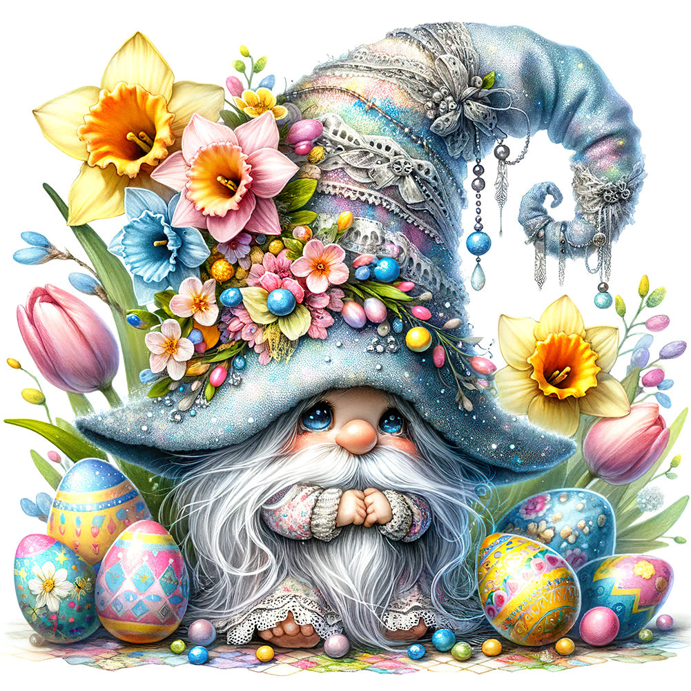 Easter Gnome - Full Round Drill Diamond Painting 30*30CM