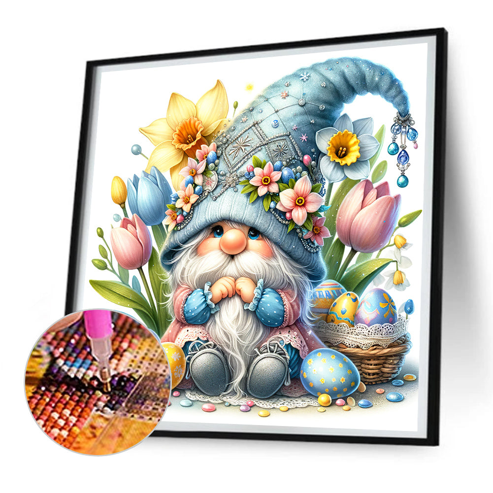 Easter Gnome - Full Round Drill Diamond Painting 30*30CM